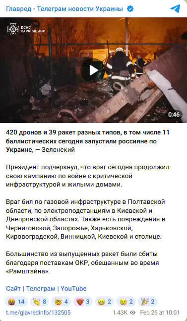 'Десятки поранених людей': Зеленський розкрив масштаби удару РФ по Україні