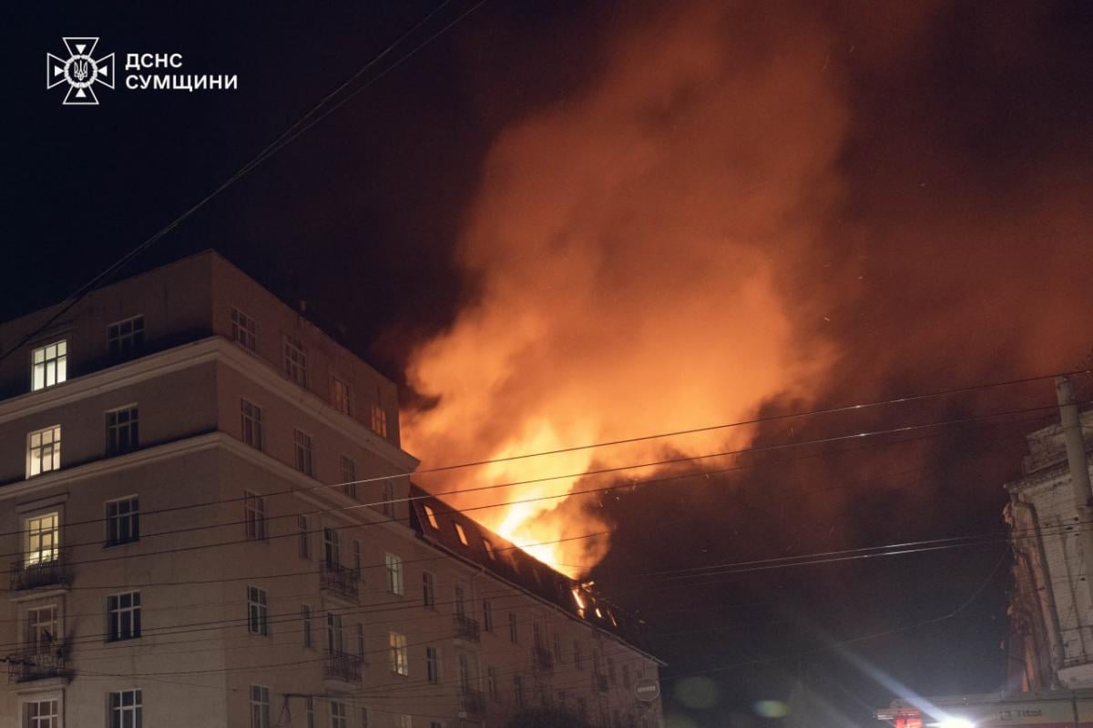 Удар по отелю в Сумах 27 февраля Удар по отелю в Сумах 27 февраля