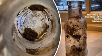 бутылка, найденная в шотландии