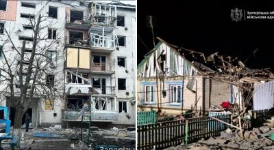 Дрони РФ завдали удару по Вільнянську: поранено четверо людей, серед них немовля