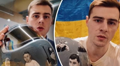 Владислав Гераскевич с шлемом