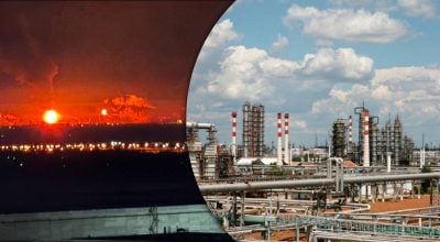 Залишилося лише два: Україна атакувала майже всі великі НПЗ у Росії