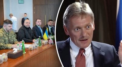 песков, украинская делегация