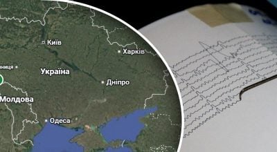 землетрясение, украина