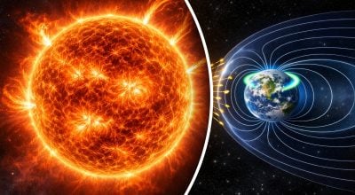 Мощная магнитная буря началась 15 февраля Мощная магнитная буря началась 15 февраля