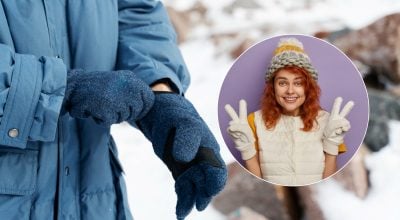 Зимние перчатки