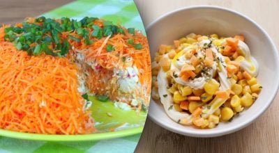 Салат з сиром-косичкою - рецепт