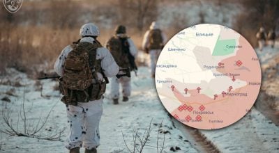 Росіяни намагаються взяти у 'клешні' одразу два міста: відомі маршрути штурмів