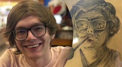 Мужчина узнал себя на портрете из магазина Мужчина узнал себя на портрете из магазина