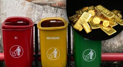 Житель Італії випадково викинув 20 золотих злитків у сміттєвий контейнер