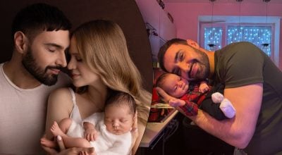 Виталий Козловский и Юлия Бакуменко с сыном