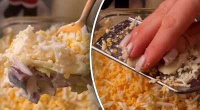 салат с селедкой