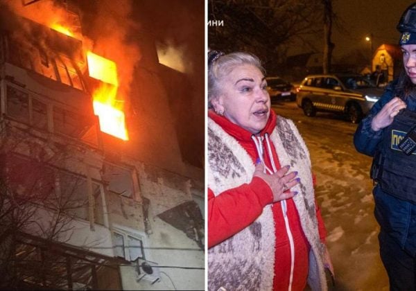 Дрони і ракети завдали удару по містах України: у Києві, Харкові, Запоріжжі – пожежі та поранені