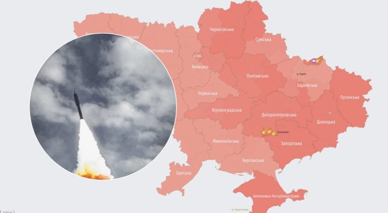 Россияне массированно атакуют один город Украины - враг запустил ракеты и дроны