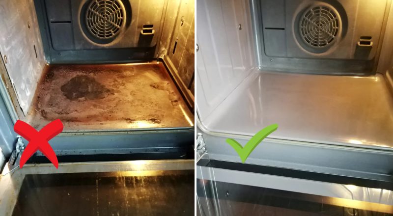 Не треба терти годинами: знайдено копійчаний засіб, який швидко відчистить духовку