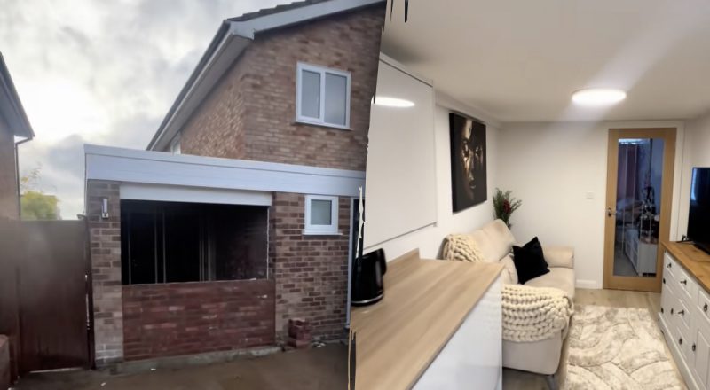 Без зайвих витрат: дівчина перетворила звичайний гараж на стильний будинок