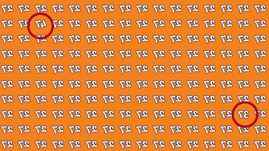 Сложный тест на IQ: только гении найдут перевернутые числа 47 и 37 за 13 секунд Сложный тест на IQ: только гении найдут перевернутые числа 47 и 37 за 13 секунд