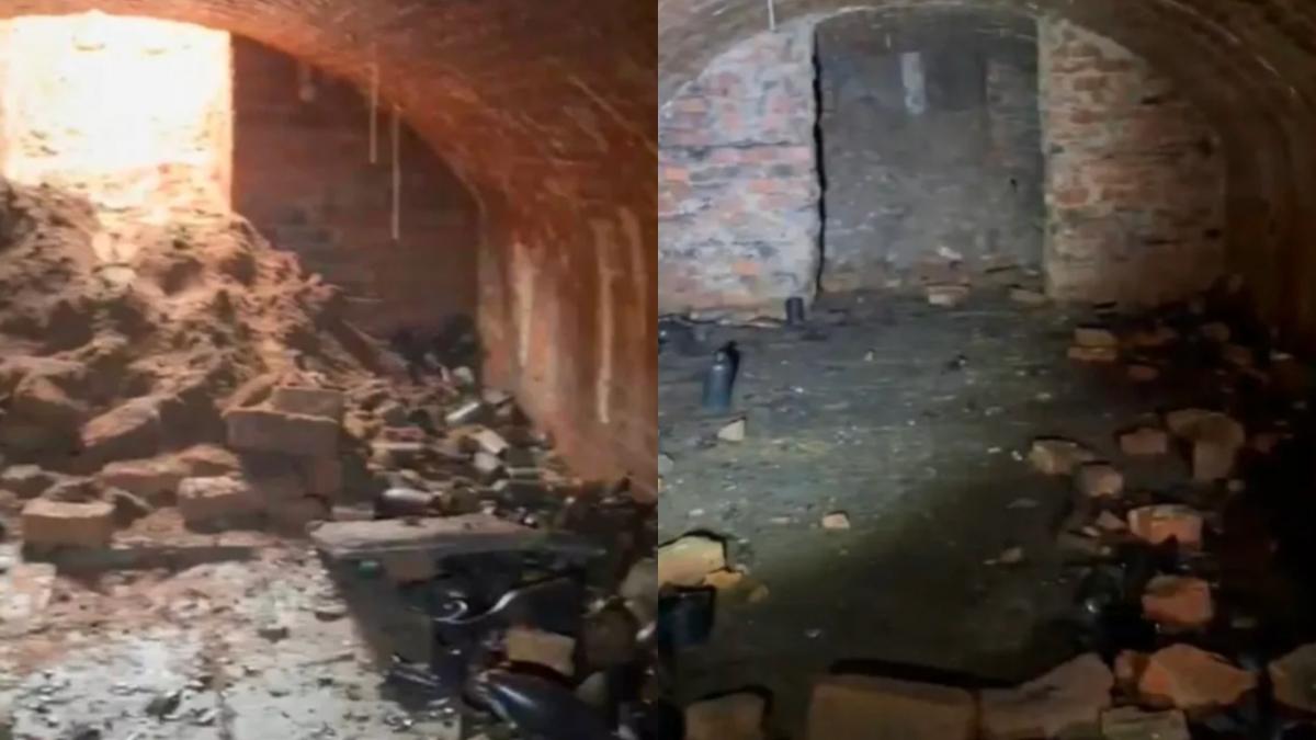 Под землей нашли старый винный погреб Под землей нашли старый винный погреб