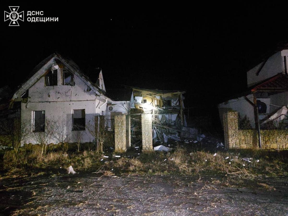 Последствия атаки на Одесскую область