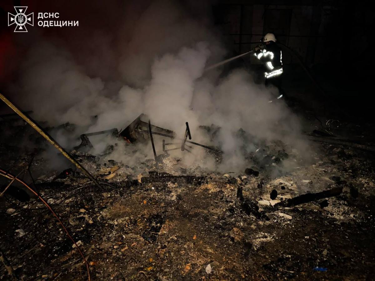 Последствия атаки на Одесскую область