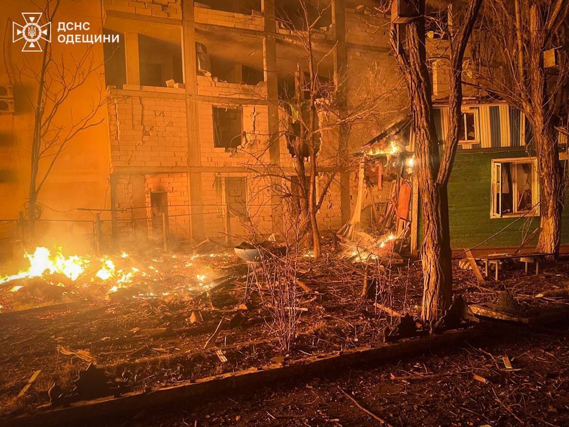 Последствия атаки на Одесскую область