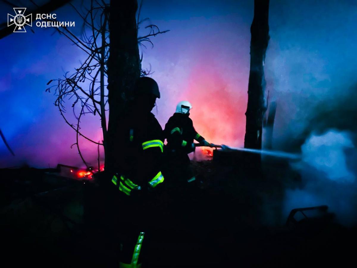 Последствия атаки на Одесскую область