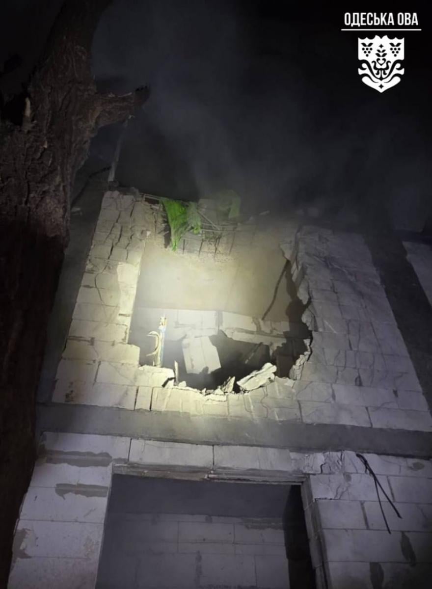 Последствия атаки на Одесскую область