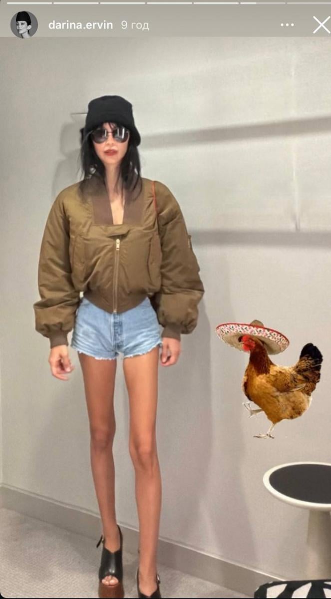 Дарина Эрвин занимается моделлингом 