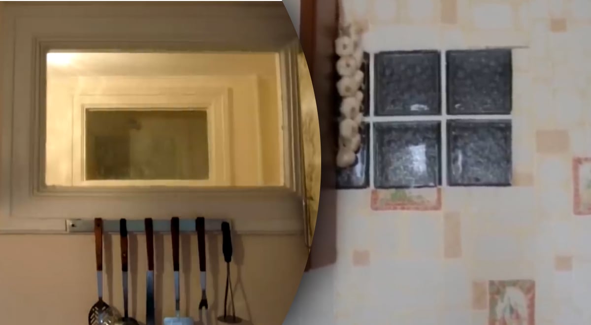 Вікно між ванною і кухнею