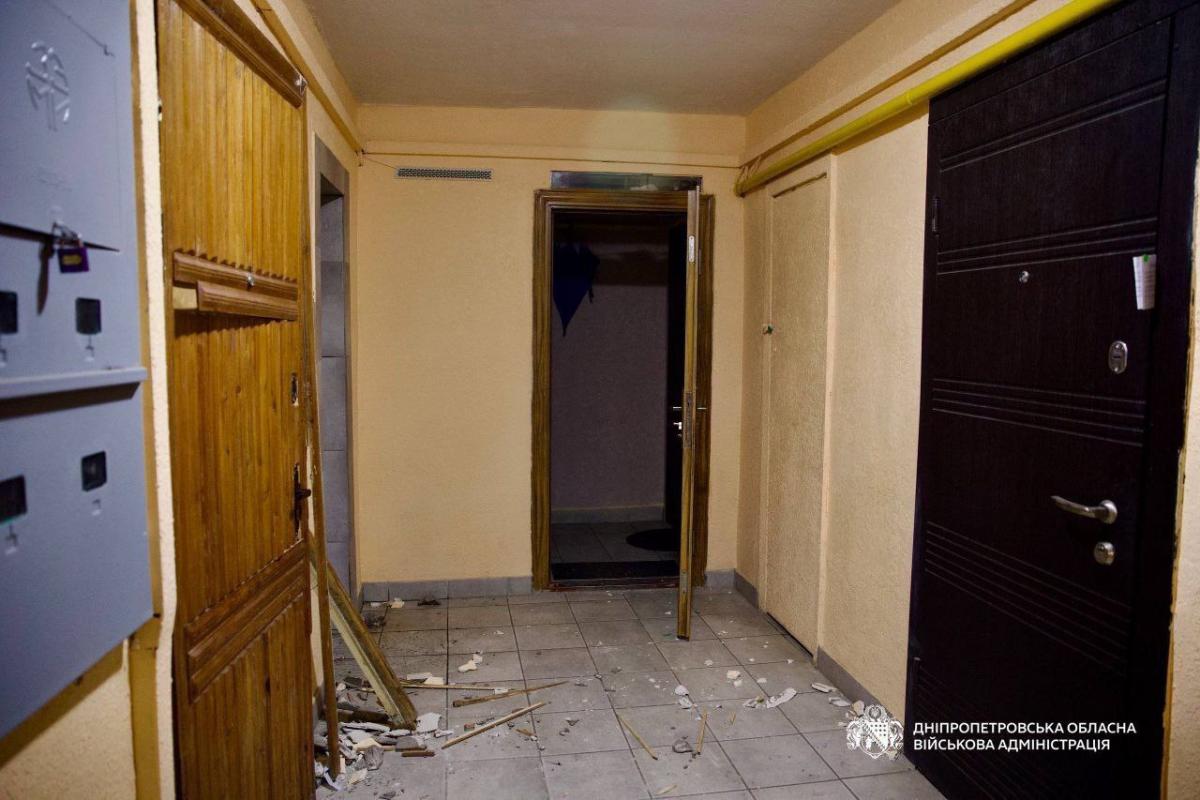 Последствия атаки на Днепр