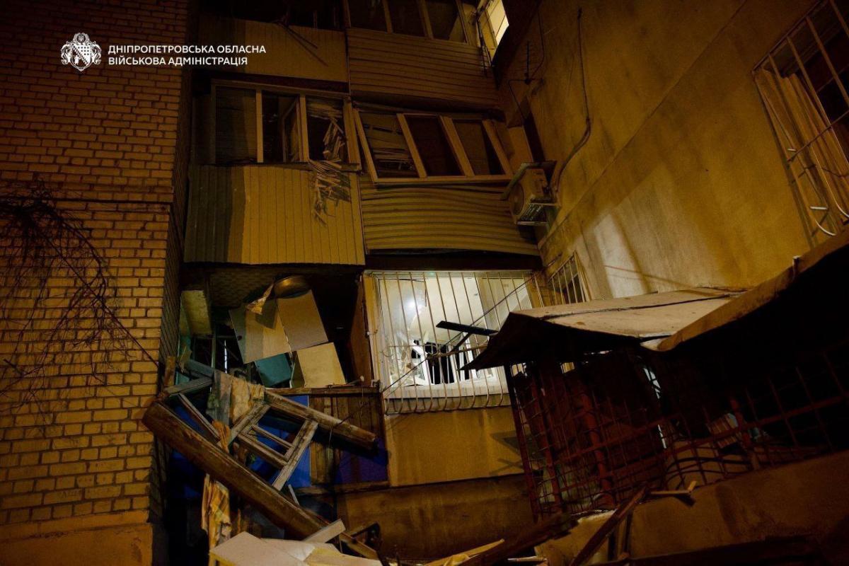 Последствия атаки на Днепр