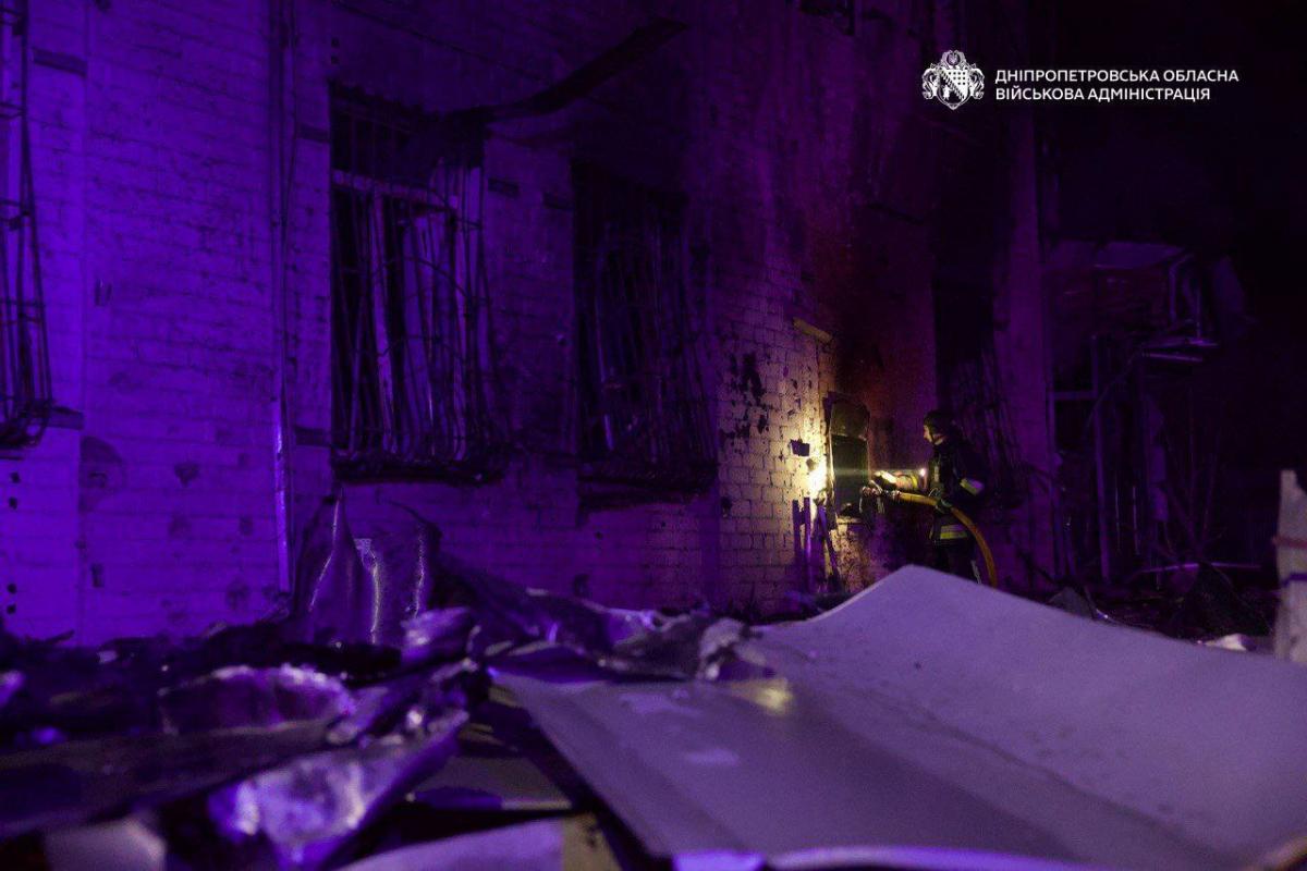 Последствия атаки на Днепр