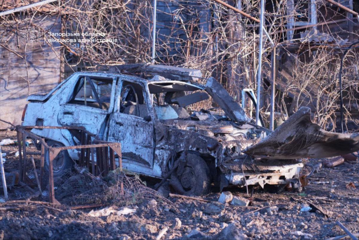 Наслідки удару КАБами по Запоріжжю 11 березня