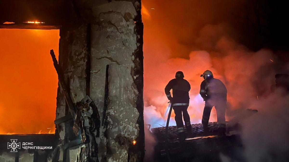 Удар по Черниговщине 12 марта