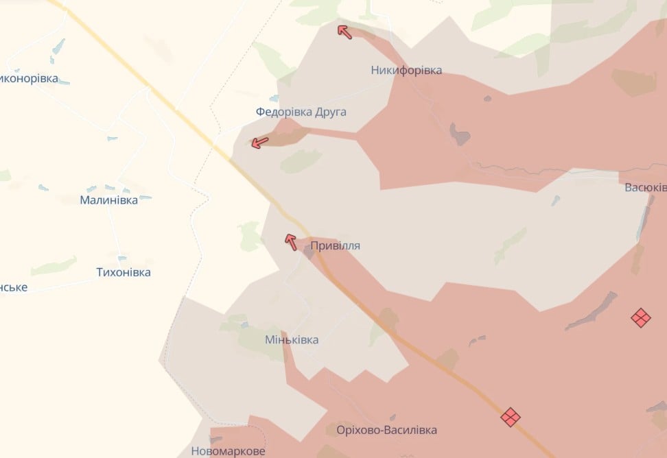 Оккупанты продвинулись на двух горячих направлениях: в DeepState обновили карту