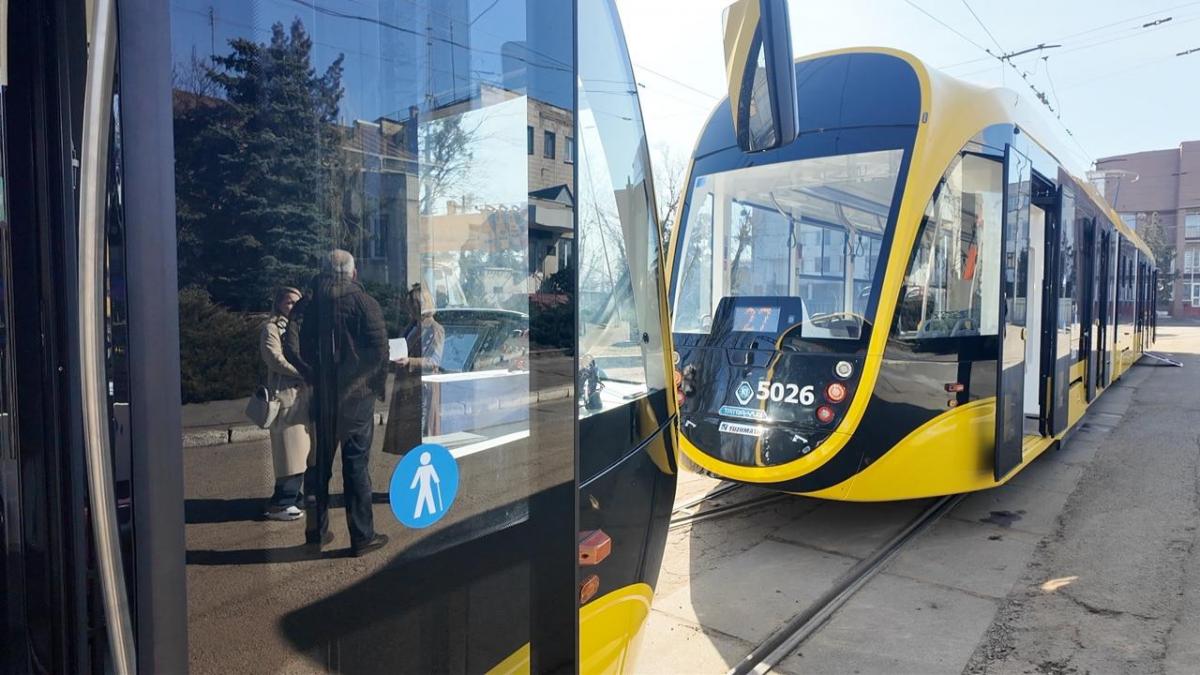 Київ отримав нові трамваї