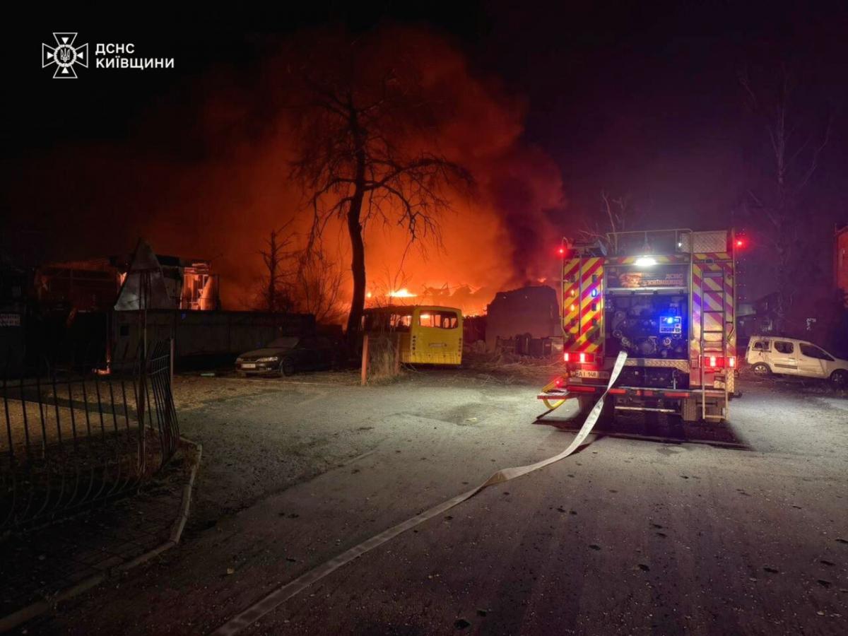 Наслідки масованої атаки на Київщину 14 березня