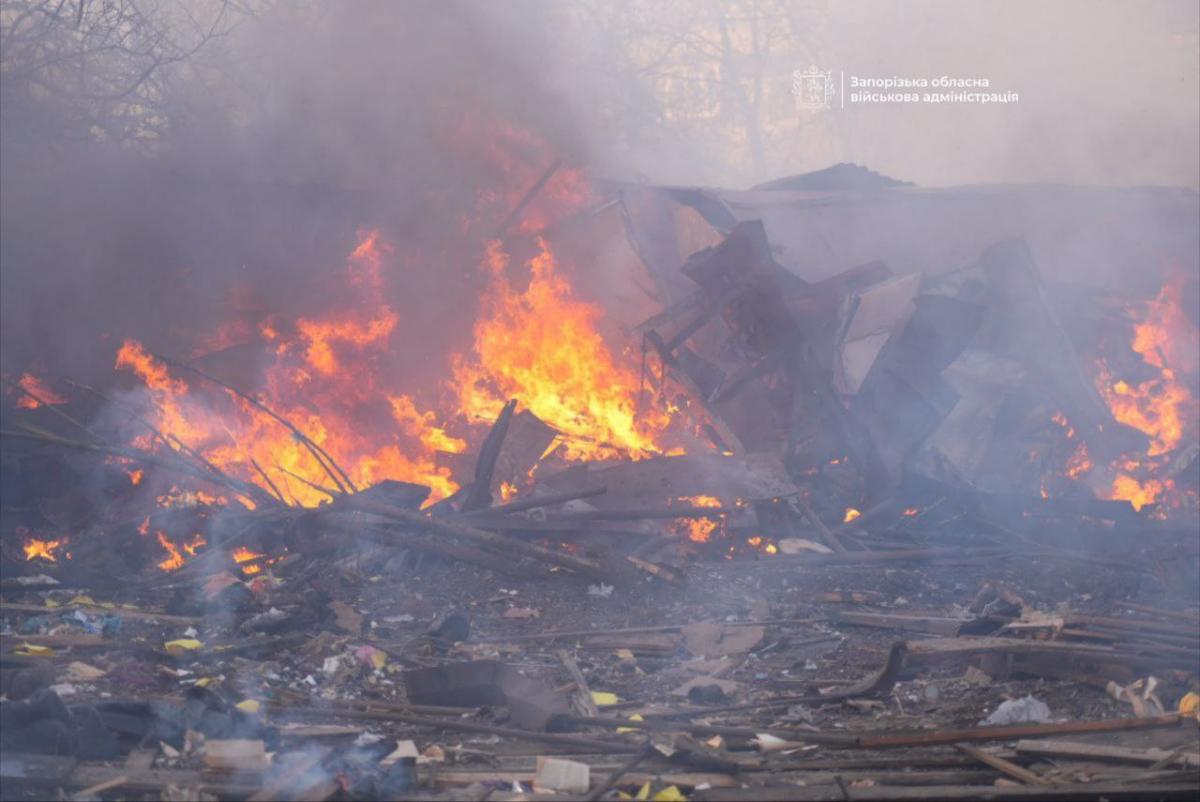 Атака по Запоріжжю 14 березня