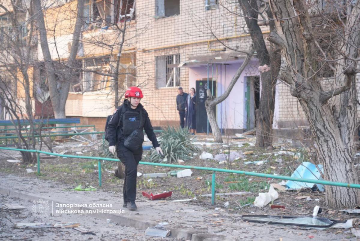 Атака по Запоріжжю 14 березня