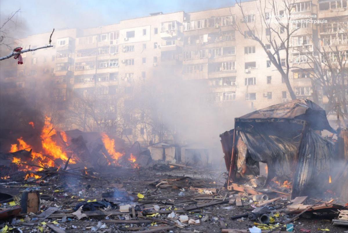 Атака по Запоріжжю 14 березня