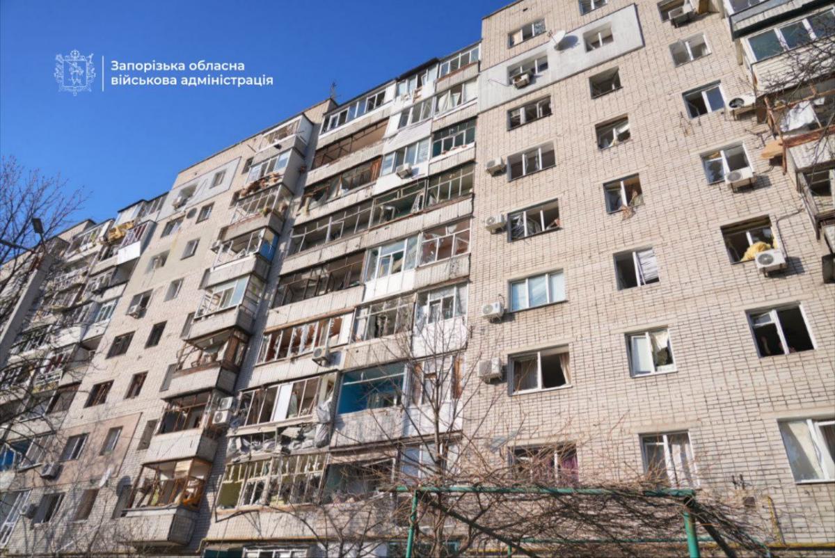 Атака по Запоріжжю 14 березня