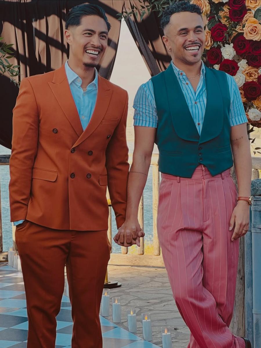 Франциско Гомес із нареченим