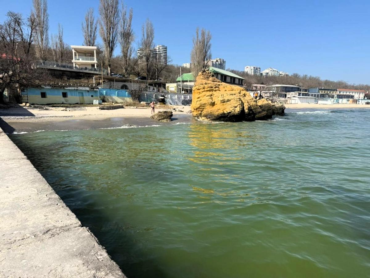 На двох пляжах Одеси море змінило колір 