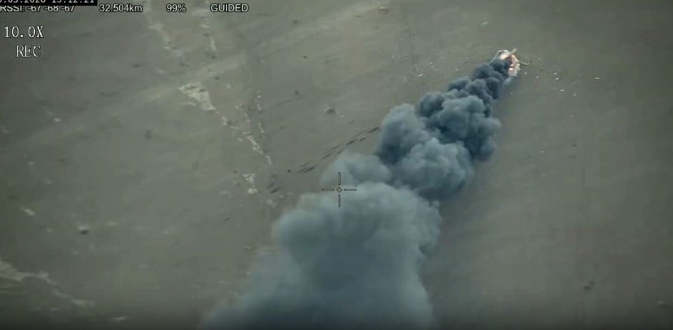 ЗСУ збили FPV-дроном російський гелікоптер ЗСУ збили FPV-дроном російський гелікоптер