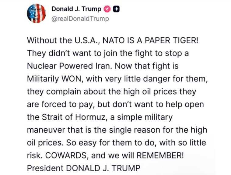 Трамп назвав НАТО 