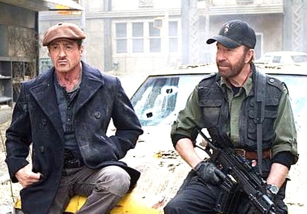 Сільвестр Сталлоне та Чак Норріс — Сільвестр Сталлоне та Чак Норріс —