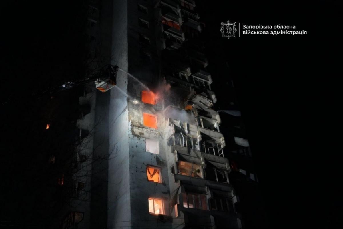 Наслідки атаки на Запоріжжя 24.03.2026