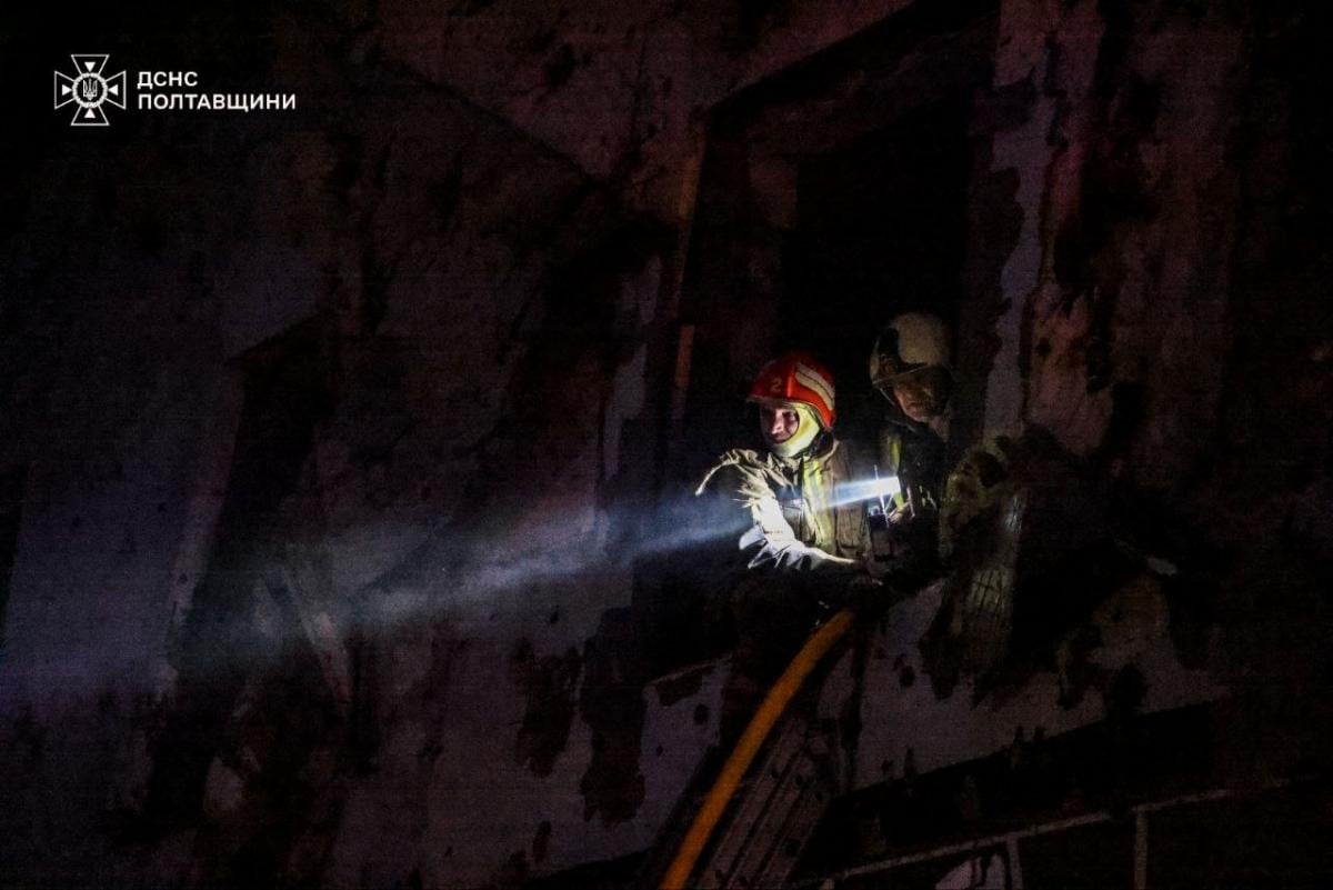 Атака на Полтавщину 24 березня 2026