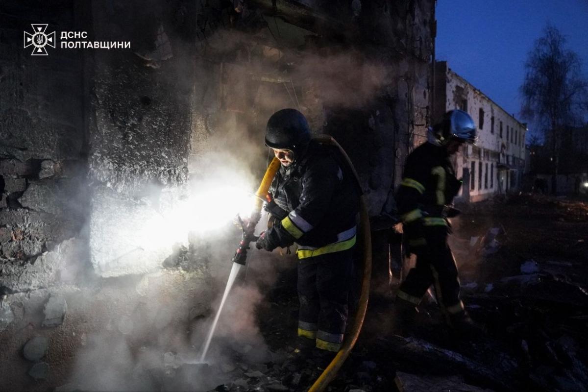 Атака на Полтавщину 24 березня 2026