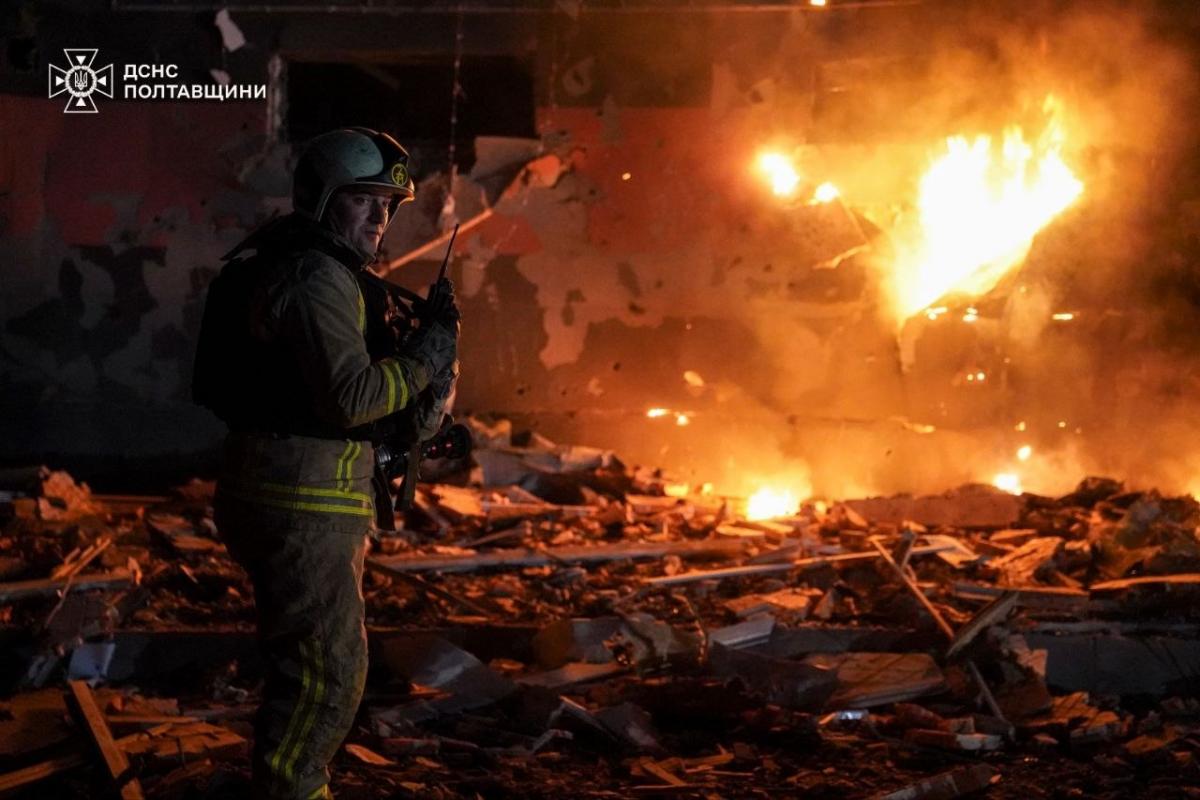 Атака на Полтавщину 24 березня 2026